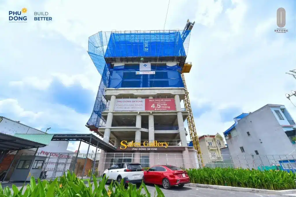 2. Tiến độ thi công hiện tại